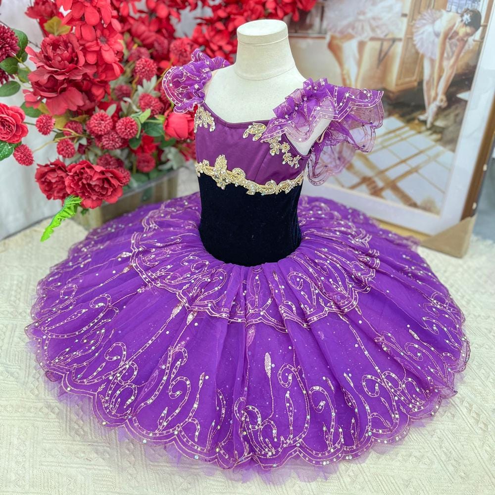 Lilac Ballet Tutu: Sleeping Beauty, Esmeralda Costume - Custom Sizing