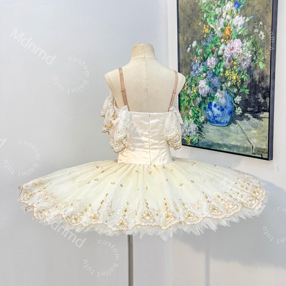 Cream Ballet Pancake Tutu - Child, Girl & Adult Sizes | Professional Performance Costume