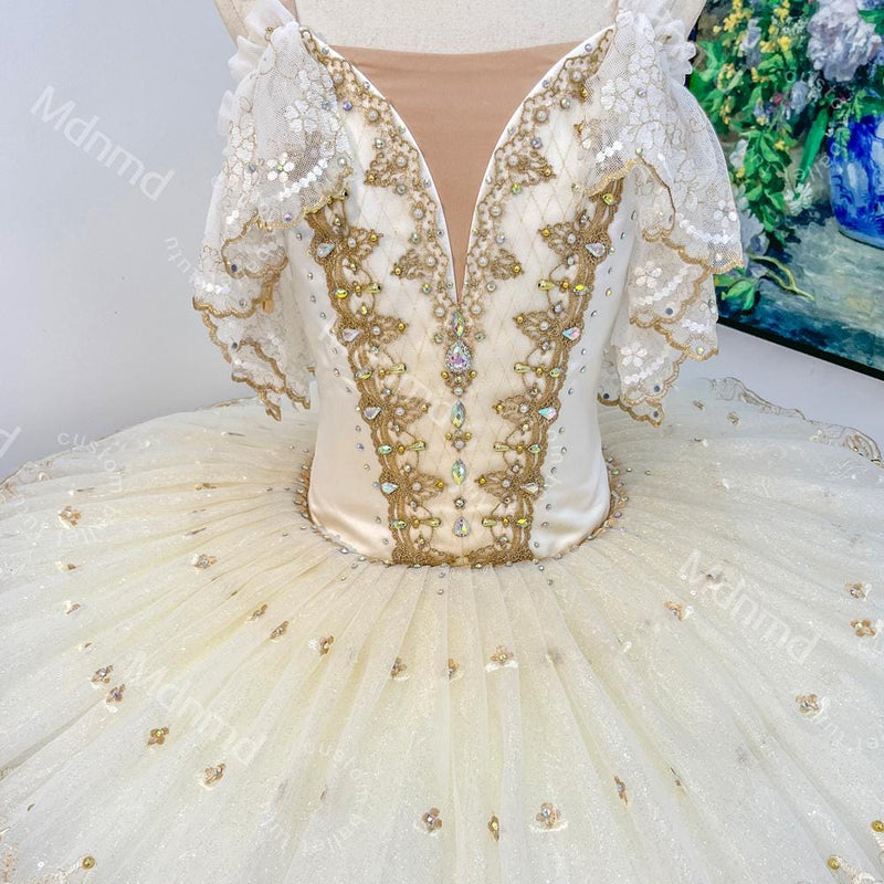 Cream Ballet Pancake Tutu - Child, Girl & Adult Sizes | Professional Performance Costume