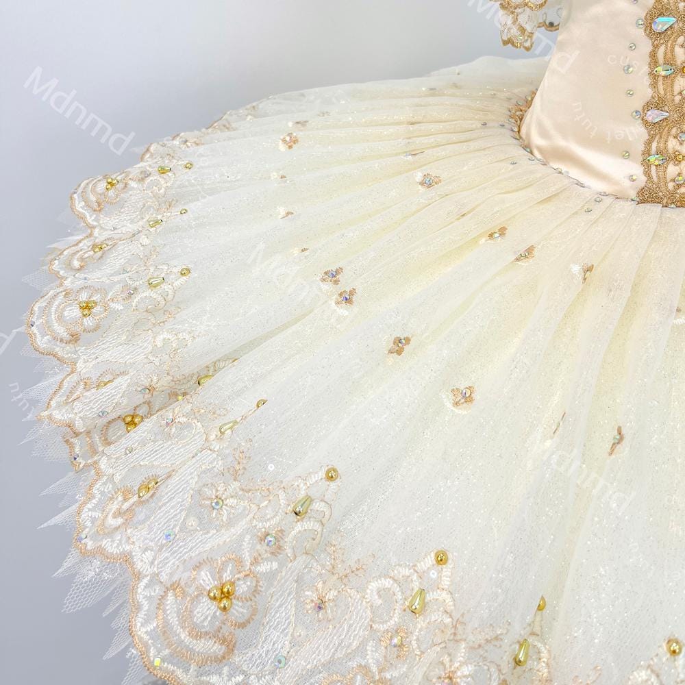 Cream Ballet Pancake Tutu - Child, Girl & Adult Sizes | Professional Performance Costume