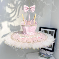 Handmade Light Pink Ballet Tutu: Fairy Doll Nutcracker Costume