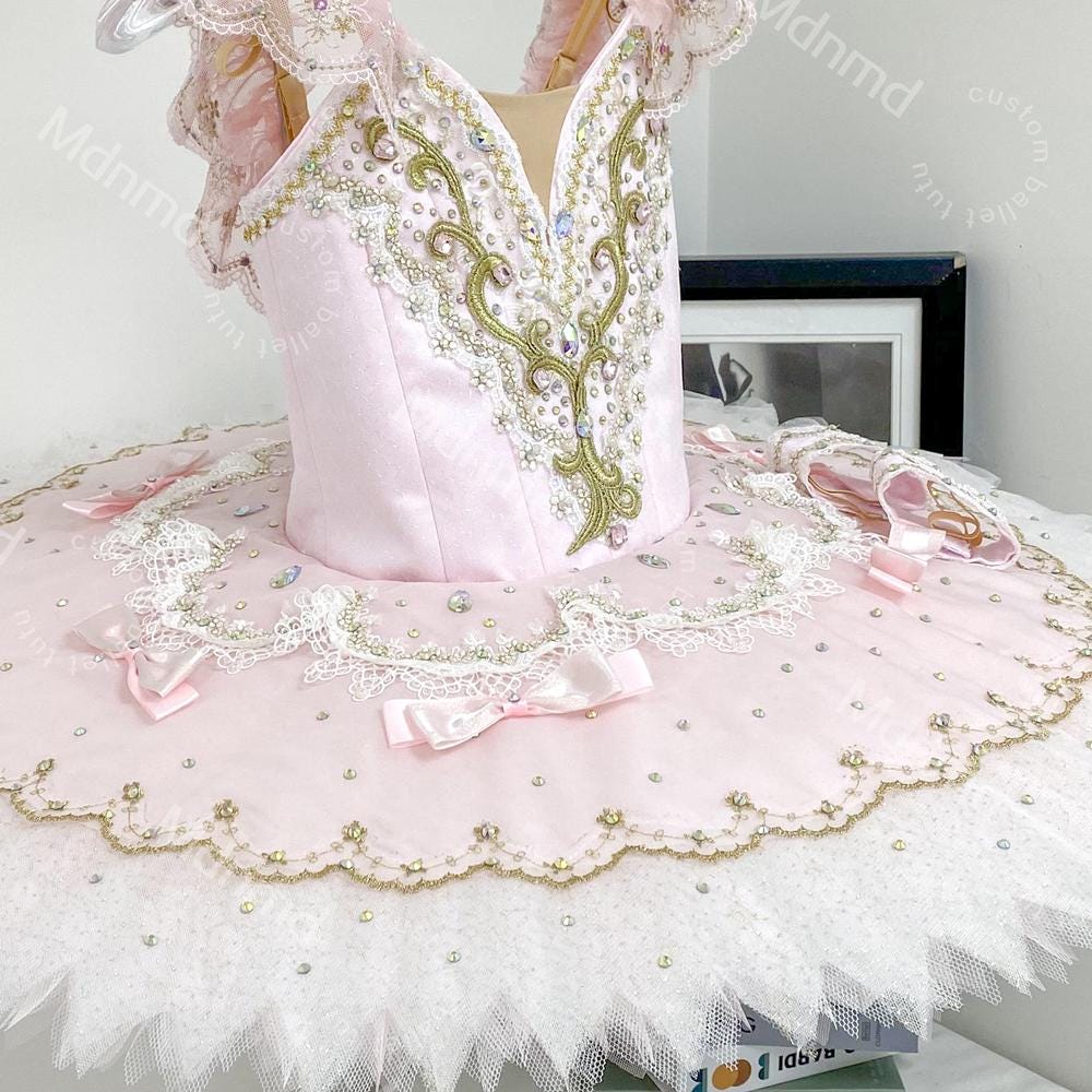 Handmade Light Pink Ballet Tutu: Fairy Doll Nutcracker Costume