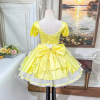 Yellow Classical Ballet Tutu | Handmade Lace & Crystal Costume