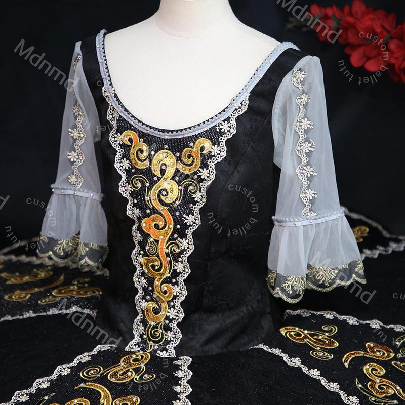 Navy Blue Professional Classical Ballet Tutu Handmade Pancake Tutu | Competition & Performance Costume | Custom Size