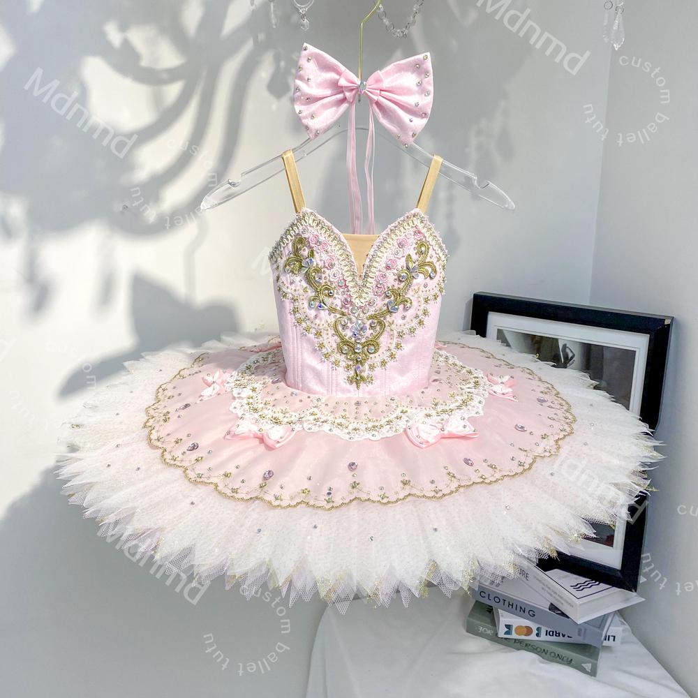 Handmade Light Pink Ballet Tutu: Fairy Doll Nutcracker Costume