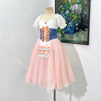 Blue Romantic Ballet Tutu for Coppelia Giselle | Custom Color & Size | Handmade Ballet Costume