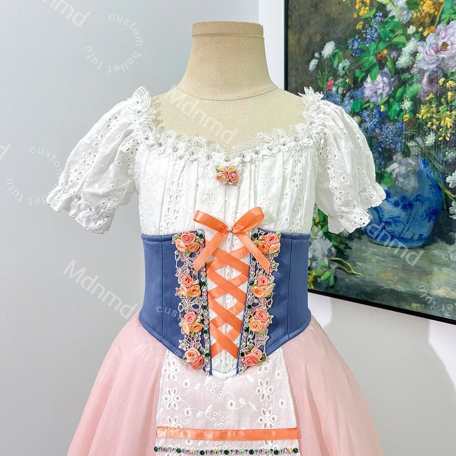 Blue Romantic Ballet Tutu for Coppelia Giselle | Custom Color & Size | Handmade Ballet Costume