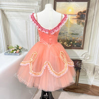 Peach Pink Mirlitons Marzipan Classical Ballet Costume Nutcracker Dress | Professional Romantic Tutu | Custom Handmade