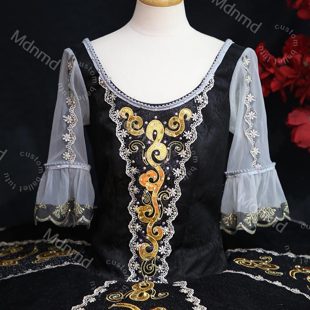 Navy Blue Professional Classical Ballet Tutu Handmade Pancake Tutu | Competition & Performance Costume | Custom Size