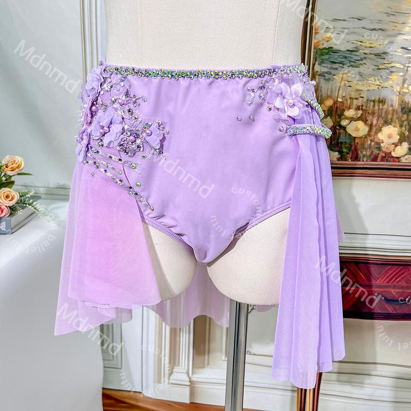 Modern Ballet Dance Costume | Contemporary Lyrical Solo Costume | Custom Handmade | Competition Outfit