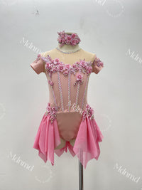Contemporary Costume Lyrical Diamond Dance Costume - Solo Jazz, Figure Skating & Rhythmic Gymnastics Performance Dress