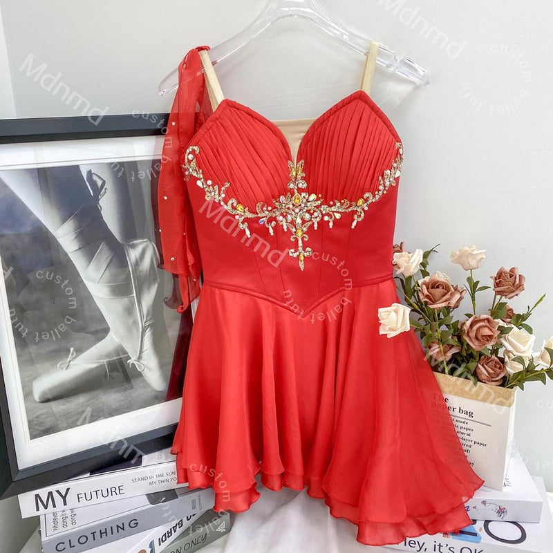 Red The Talisman and Cupid Ballet Tutu Custom made Ballerina Costume