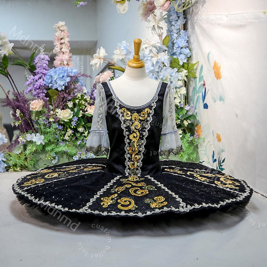 Navy Blue Professional Classical Ballet Tutu Handmade Pancake Tutu | Competition & Performance Costume | Custom Size