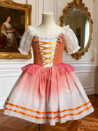 Romantic Ballet Tutu Dress - Classic Ballerina Costume for Coppelia, Giselle & Performance Recitals
