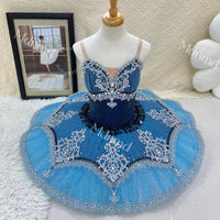 Custom Blue Pirate Ballet Tutu: Handmade Professional Dance Costume