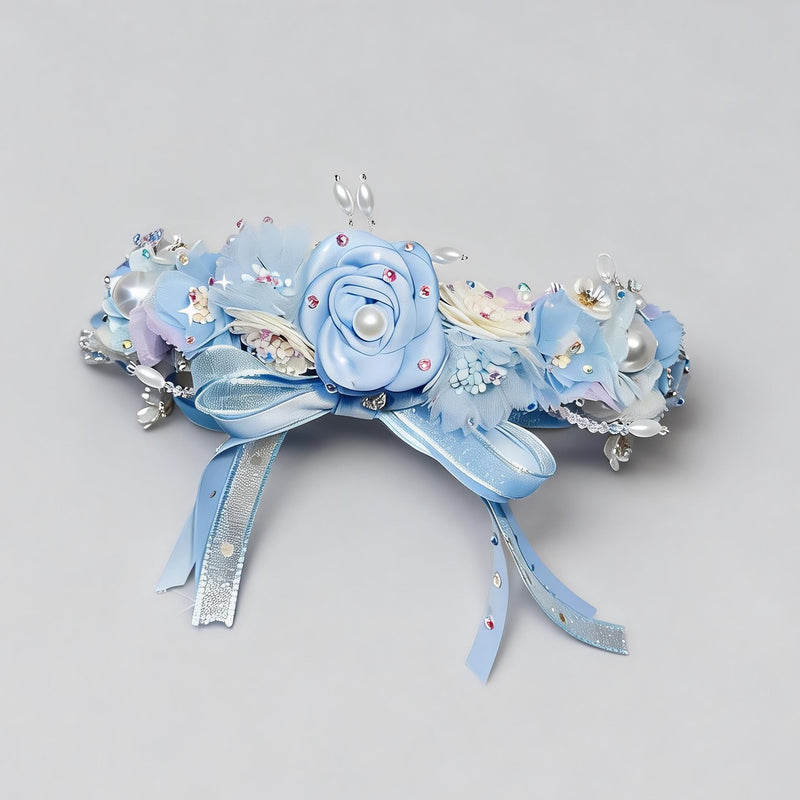 Custom Pink Floral Ballet Headpiece | Handmade Dance Accessory for Giselle, or Romantic Ballets