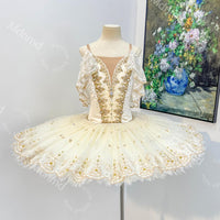 Cream Ballet Pancake Tutu - Child, Girl & Adult Sizes | Professional Performance Costume