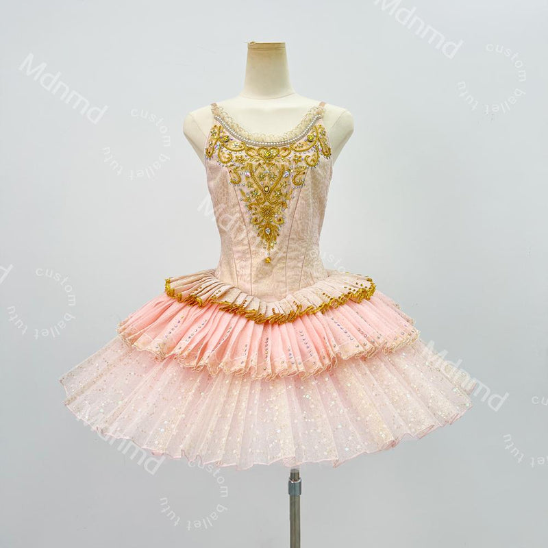 Custom Pink Ballet Tutu | Handmade Dance Costume for Swan Lake, Sleeping Beauty Classical Ballets