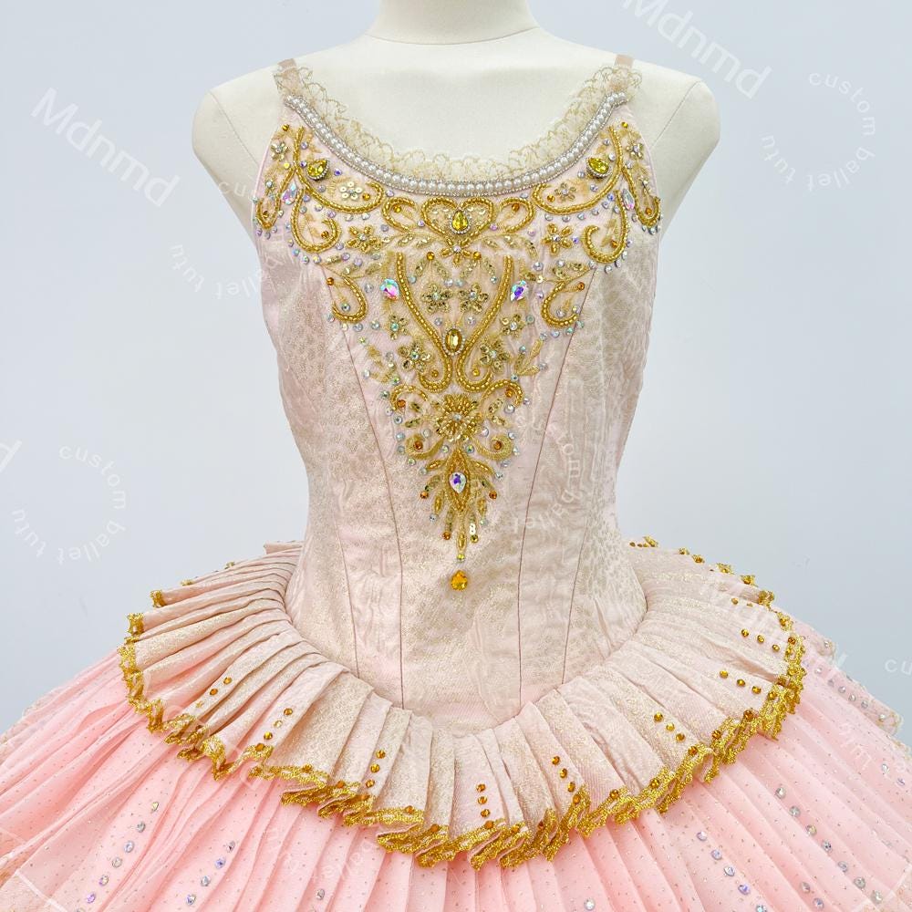 Custom Pink Ballet Tutu | Handmade Dance Costume for Swan Lake, Sleeping Beauty Classical Ballets