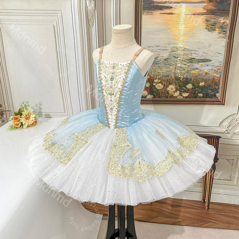 Handmade Custom Blue & White Tutu | for Sleeping Beauty, Cinderella, or Fairy Tale Ballets