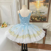 Handmade Custom Blue & White Tutu | for Sleeping Beauty, Cinderella, or Fairy Tale Ballets
