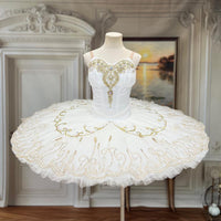 Custom Silver Fairy Ballet Tutu: Handmade Dance Performance Costume