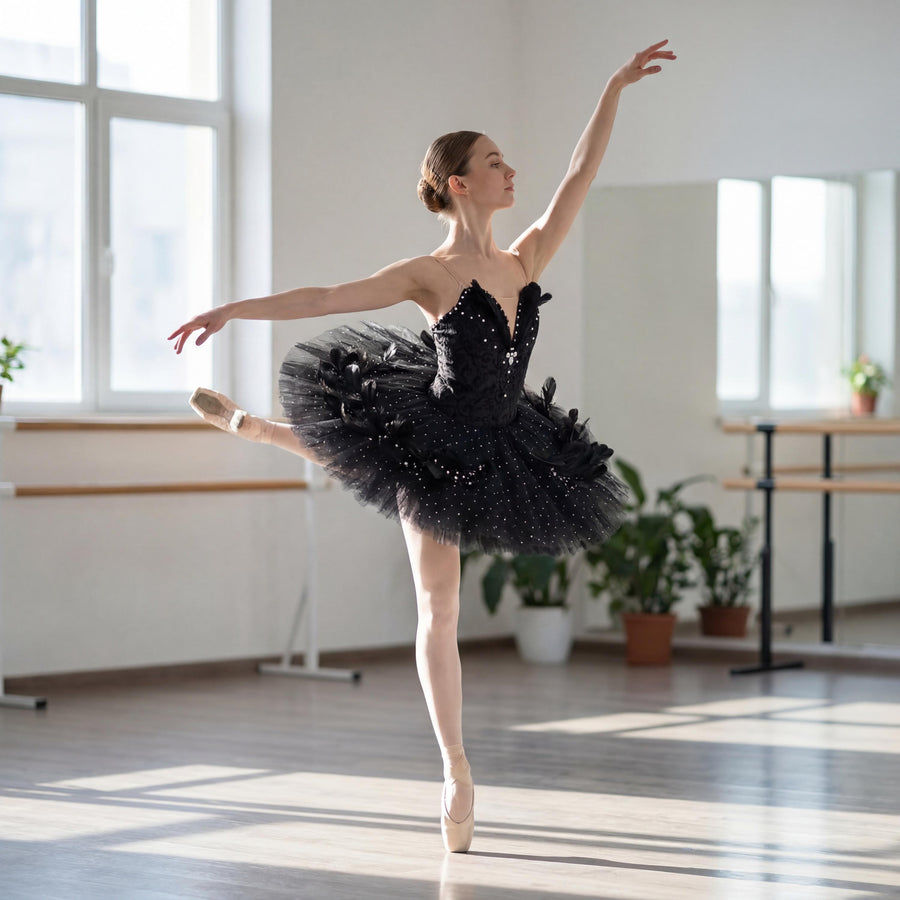 Black Swan Professional Ballet Tutu Custom Tutus Ballerina Costume