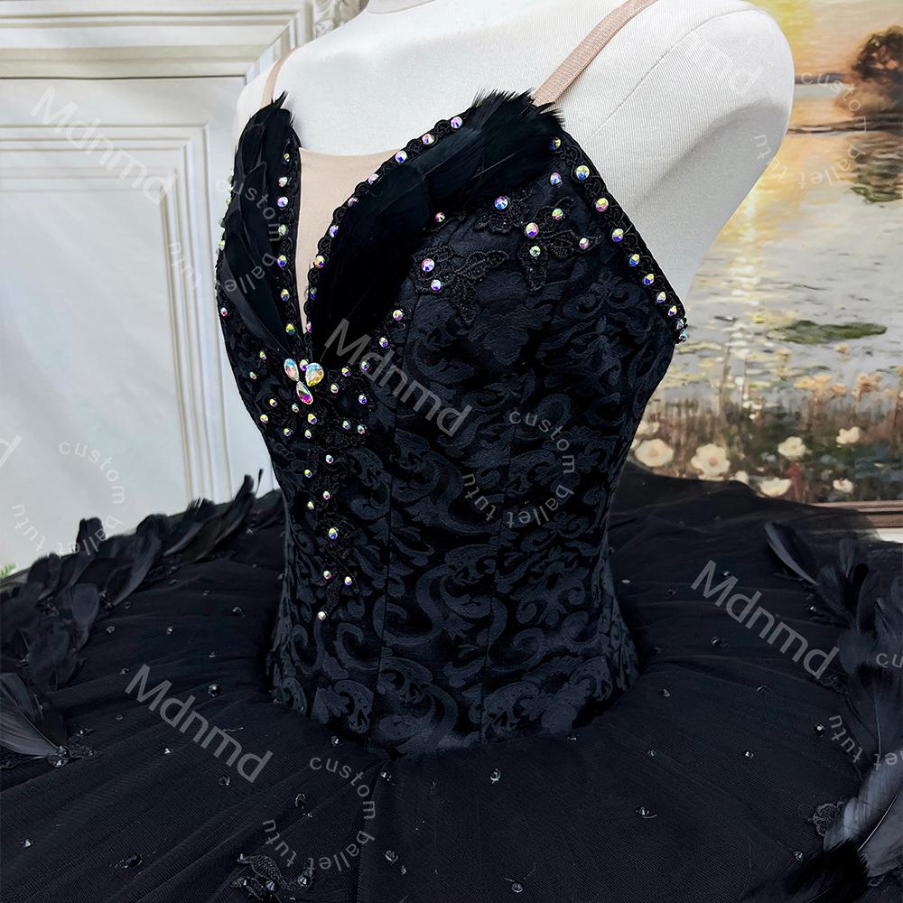Black Swan Professional Ballet Tutu Custom Tutus Ballerina Costume