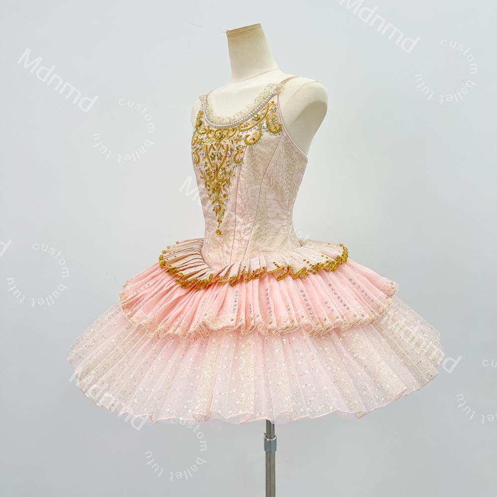 Custom Pink Ballet Tutu | Handmade Dance Costume for Swan Lake, Sleeping Beauty Classical Ballets