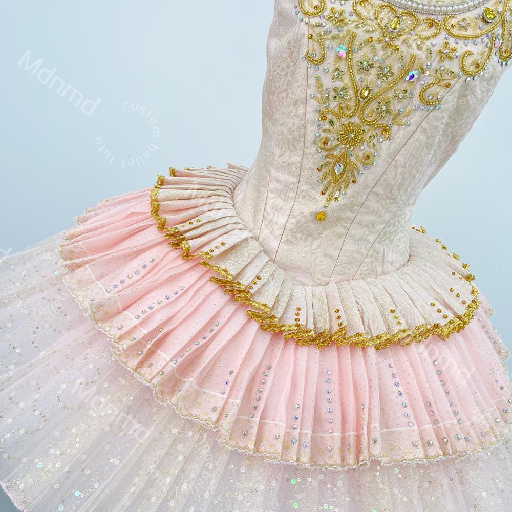Custom Pink Ballet Tutu | Handmade Dance Costume for Swan Lake, Sleeping Beauty Classical Ballets