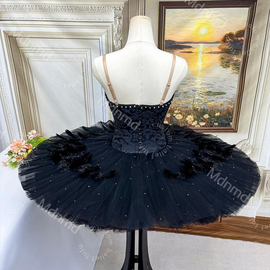 Black Swan Professional Ballet Tutu Custom Tutus Ballerina Costume
