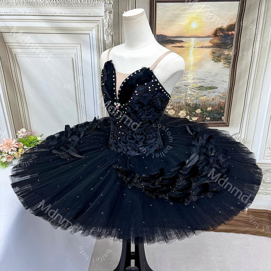 Black Swan Professional Ballet Tutu Custom Tutus Ballerina Costume