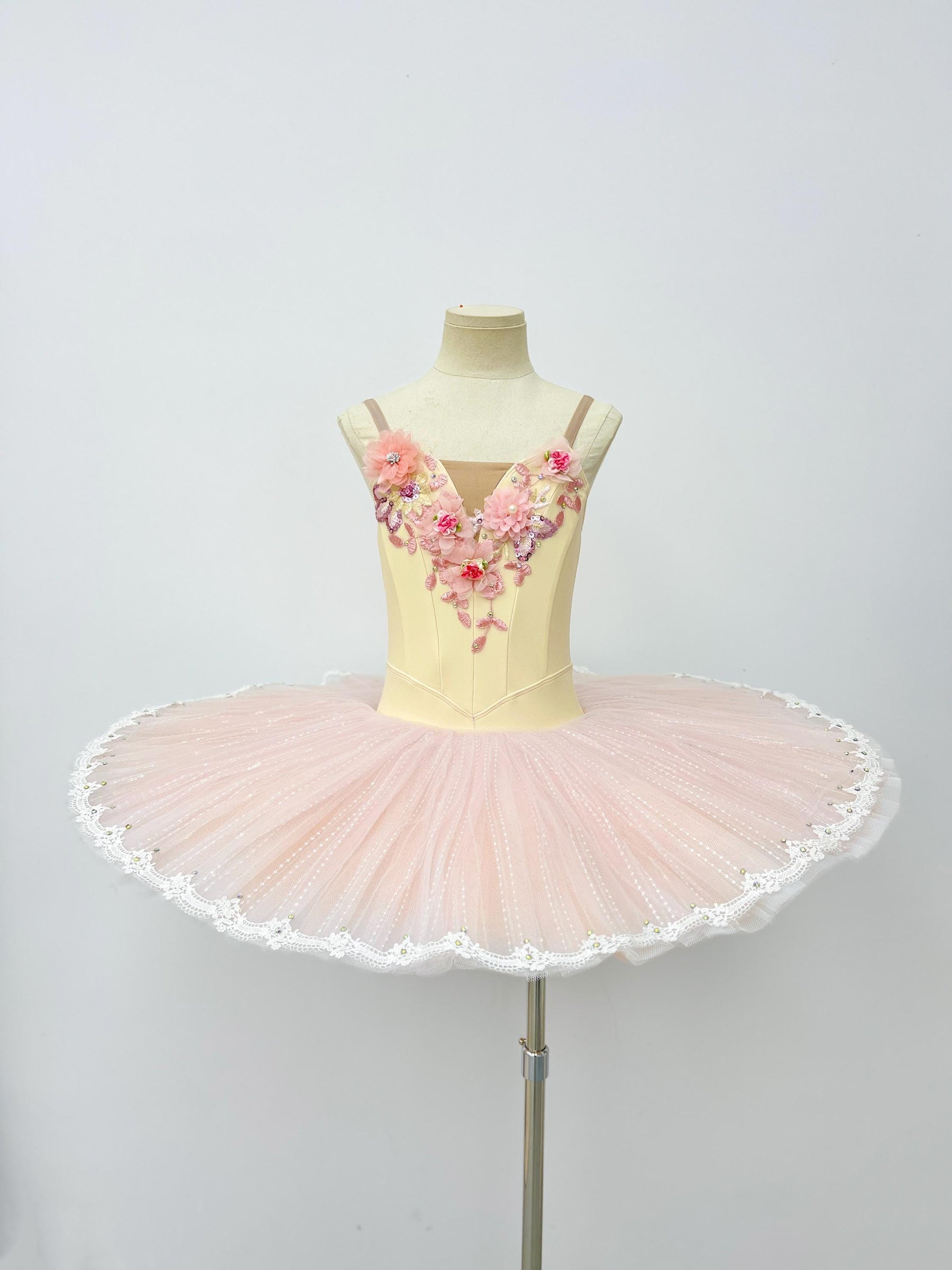 Professional Ballet Tutu White Pink White Violet Ballerina Costume Customizable