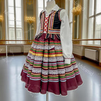 Custom Romantic Ballet Costume | Classical Character Dance Dress | Stage Performance & Competition Ballet Skirt
