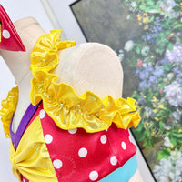 Girls Polka Dot Jazz Dance Costume | Kids Competition Dance Outfit