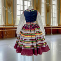 Custom Romantic Ballet Costume | Classical Character Dance Dress | Stage Performance & Competition Ballet Skirt