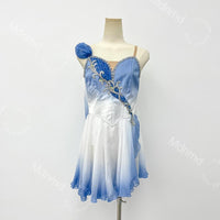 Custom Blue Ombre Cupid Ballet Dress | Girls Dance Costume | Romantic Ballet Tutu