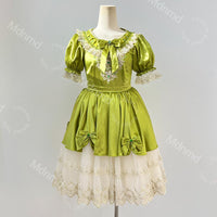 Green Ballet Costume Dress | Romantic Character Dance Dress