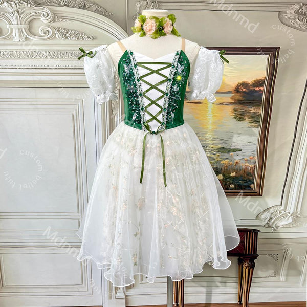 Custom Giselle Ballet Costume | Romantic Ballet Dress