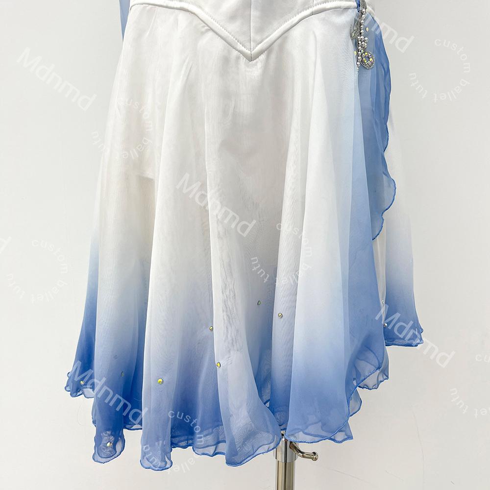 Custom Blue Ombre Cupid Ballet Dress | Girls Dance Costume | Romantic Ballet Tutu