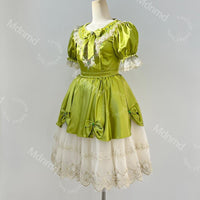 Green Ballet Costume Dress | Romantic Character Dance Dress