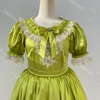 Green Ballet Costume Dress | Romantic Character Dance Dress
