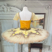Custom Yellow Professional Ballet Tutu | Gold Ombre Classical Ballet Costume