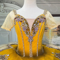 Custom Yellow Professional Ballet Tutu | Gold Ombre Classical Ballet Costume