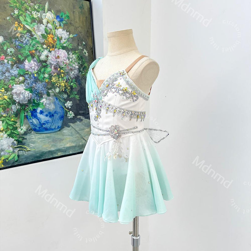 Cupid Ballet Costume | Amour Variation Lyrical Dance Dress | One Shoulder Ballet Outfit | Custom Made