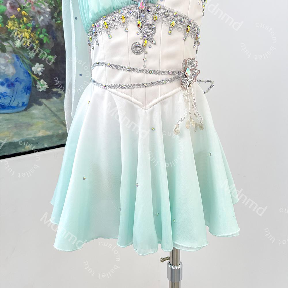Cupid Ballet Costume | Amour Variation Lyrical Dance Dress | One Shoulder Ballet Outfit | Custom Made