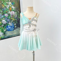 Cupid Ballet Costume | Amour Variation Lyrical Dance Dress | One Shoulder Ballet Outfit | Custom Made