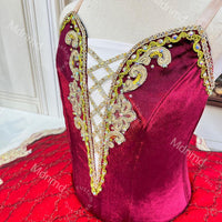 Custom Red Professional Ballet Tutu | Don Quixote Kitri Variation Costume | Classical Pancake Tutu