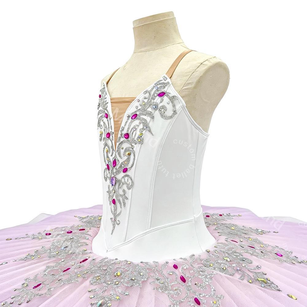 White Lilac Fairy Classical Ballet Pancake Tutu | Custom Ballet Costume