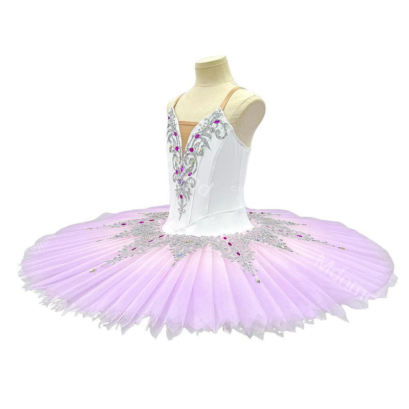 White Lilac Fairy Classical Ballet Pancake Tutu | Custom Ballet Costume